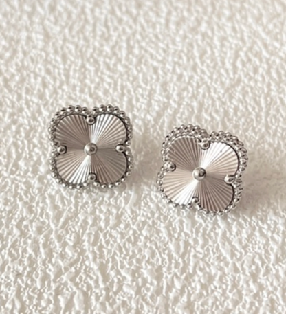 High Quality Luxury Stud Women's Earrings - SILVER