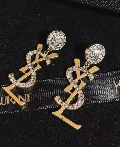 High Quality Luxury Dangle Women's Earrings - Gold