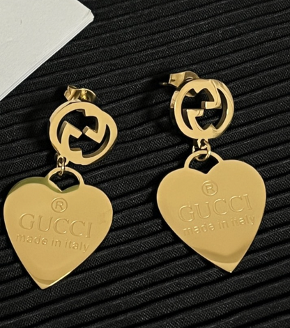 High Quality Luxury Stud Women's Earrings - Gold