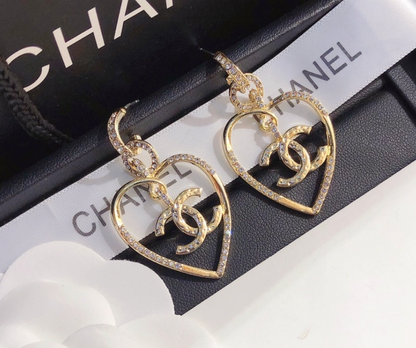 High Quality Luxury Dangle Women's Earrings - Gold