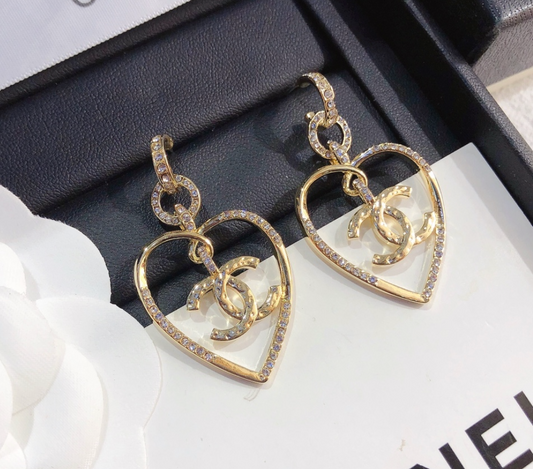 High Quality Luxury Dangle Women's Earrings - Gold