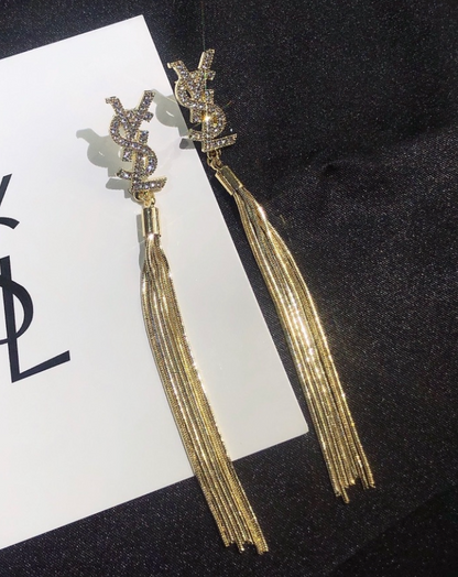 High Quality Luxury Dangle Women's Earrings - Gold