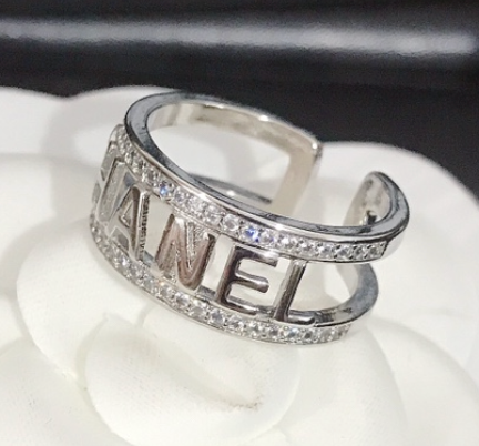 C.C High Quality Sterling Silver Cuff Ring