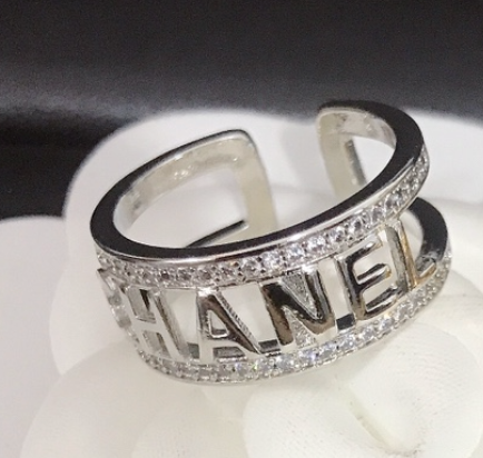 C.C High Quality Sterling Silver Cuff Ring