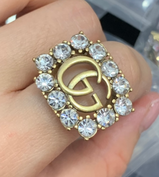 G.G High Quality 18K Gold Plated Ring