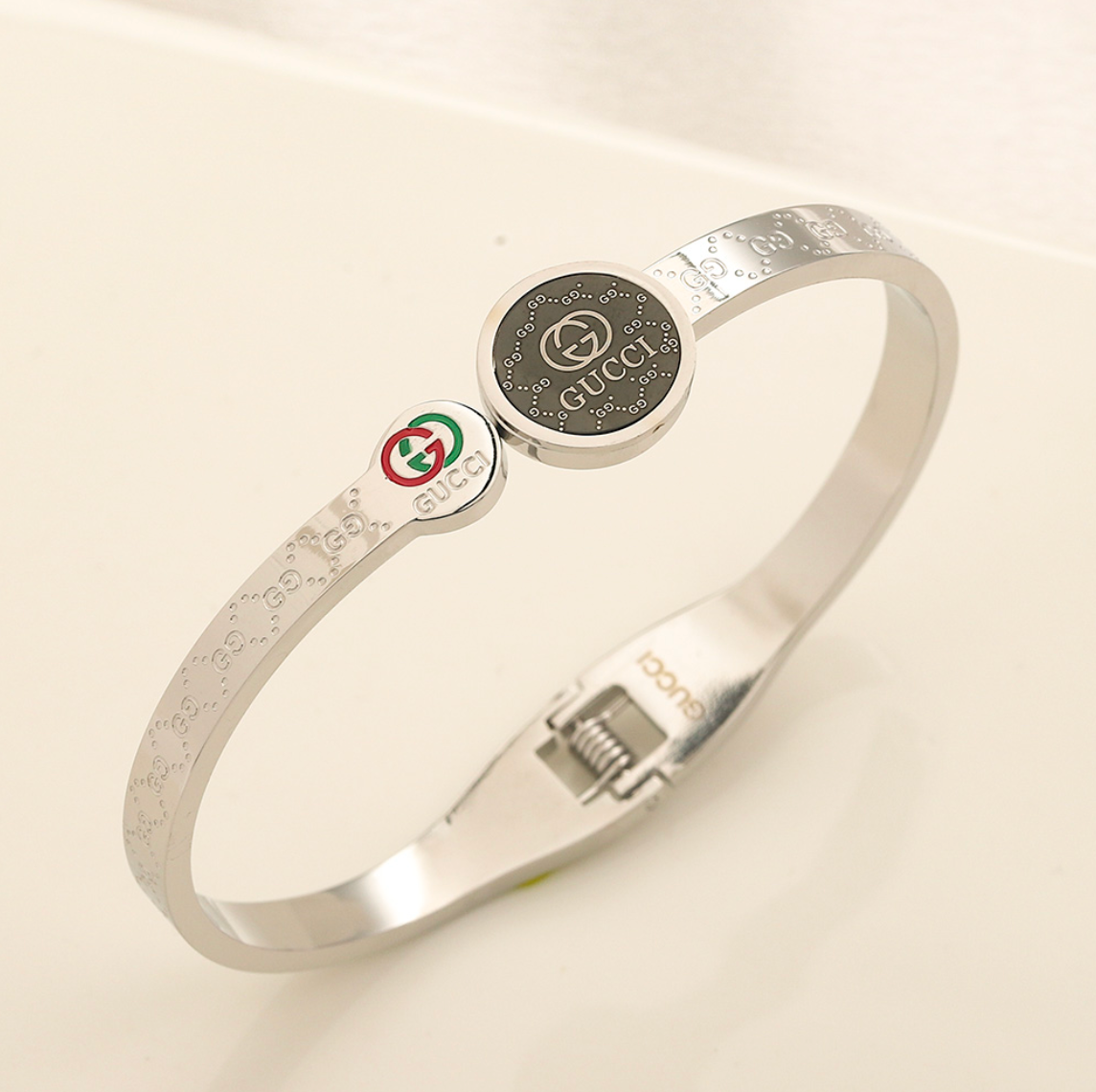 Silver Cuff Luxury Bangle