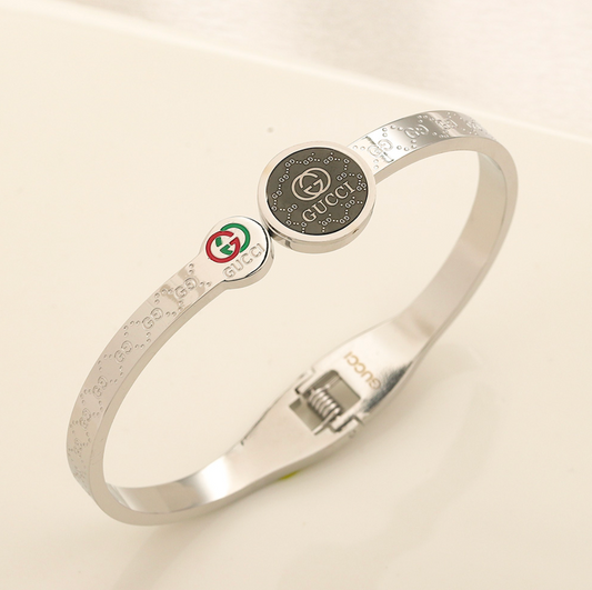 Silver Cuff Luxury Bangle