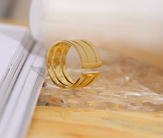 High - Grade Real 18K Gold Plated Rings