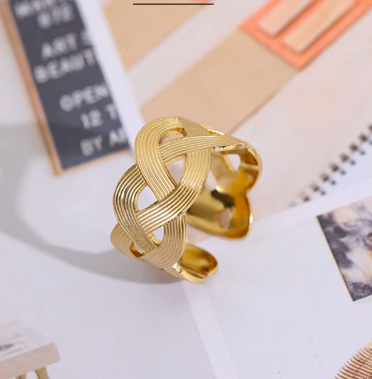 High - Grade Real 18K Gold Plated Rings