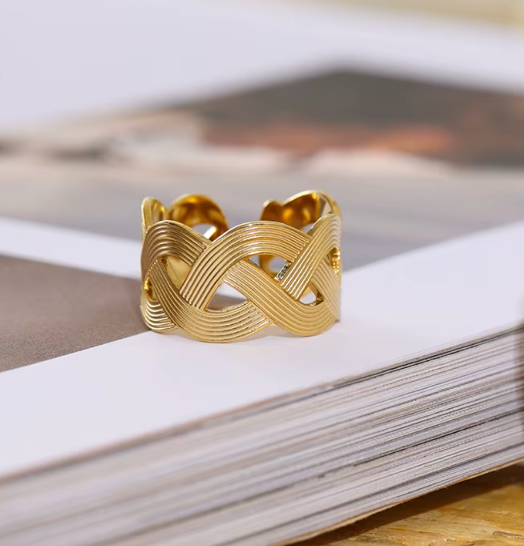 High - Grade Real 18K Gold Plated Rings