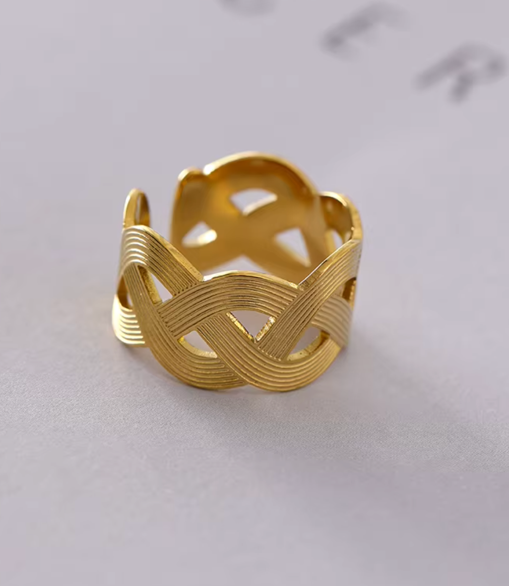 High - Grade Real 18K Gold Plated Rings