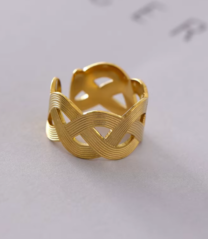 High - Grade Real 18K Gold Plated Rings
