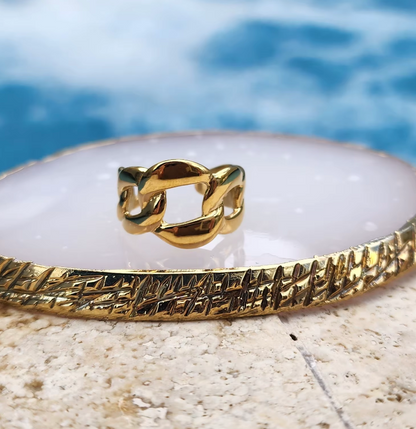 High - Grade Real 18K Gold Plated Rings