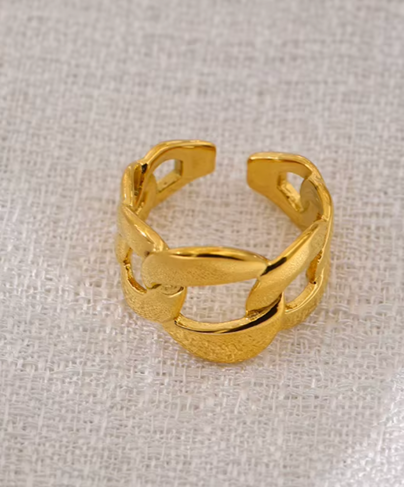 High - Grade Real 18K Gold Plated Rings