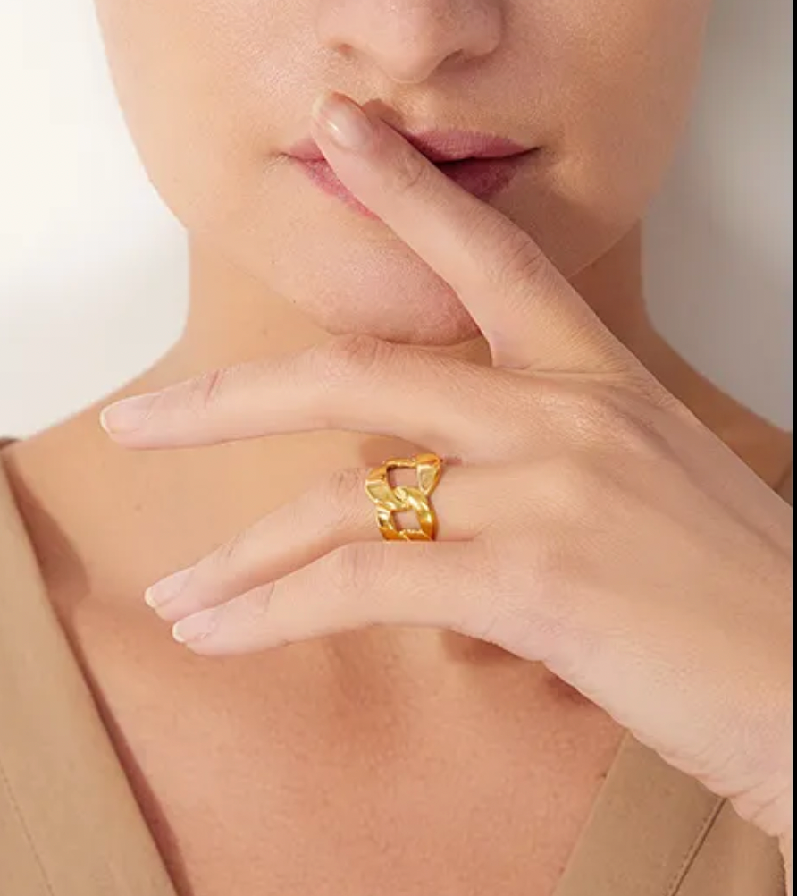 High - Grade Real 18K Gold Plated Rings