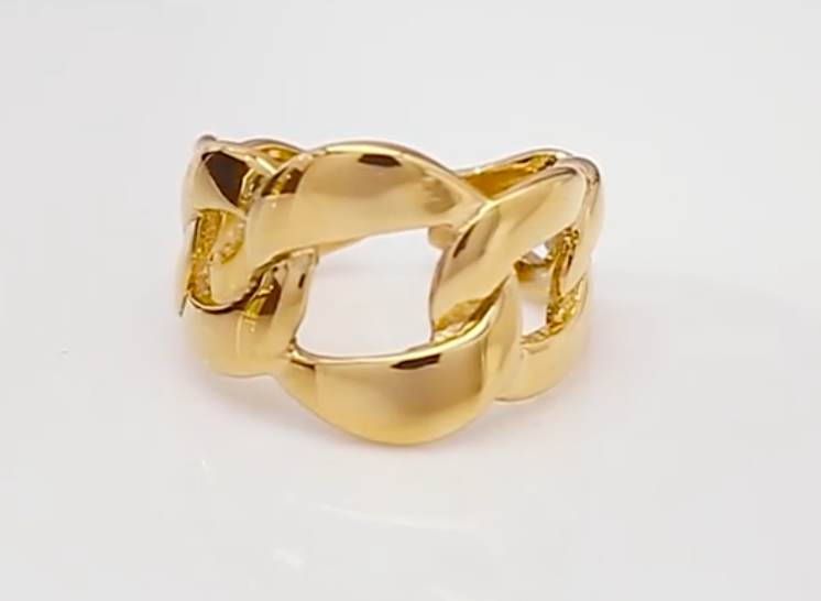 High - Grade Real 18K Gold Plated Rings