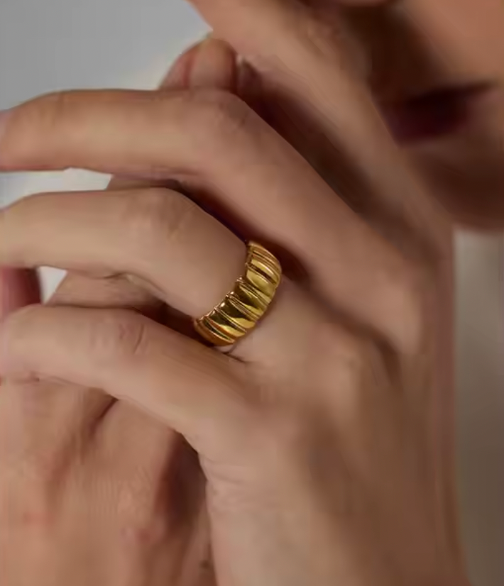 High - Grade Real 18K Gold Plated Rings