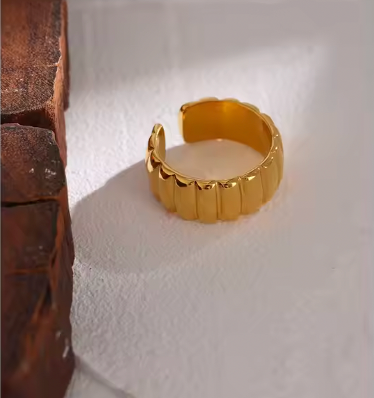 High - Grade Real 18K Gold Plated Rings