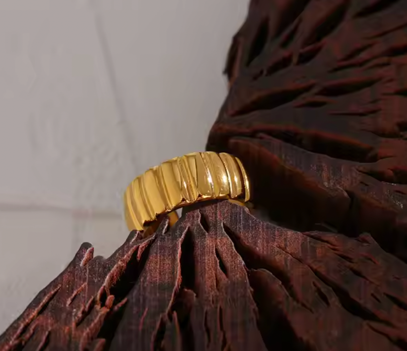 High - Grade Real 18K Gold Plated Rings