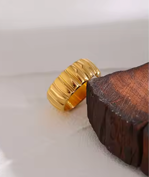 High - Grade Real 18K Gold Plated Rings