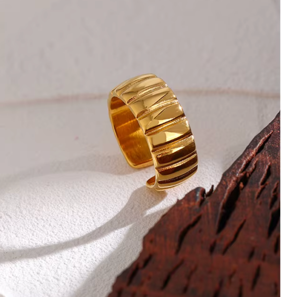 High - Grade Real 18K Gold Plated Rings