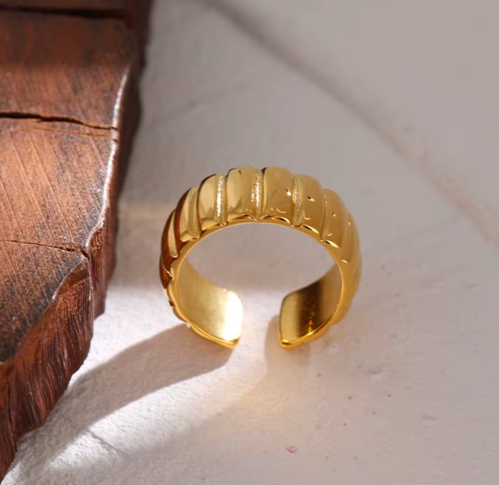 High - Grade Real 18K Gold Plated Rings