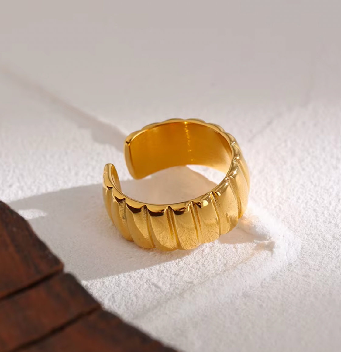High - Grade Real 18K Gold Plated Rings