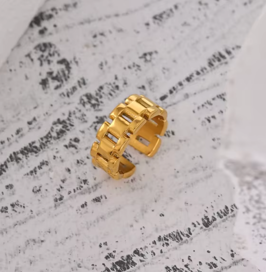 High - Grade Real 18K Gold Plated Rings