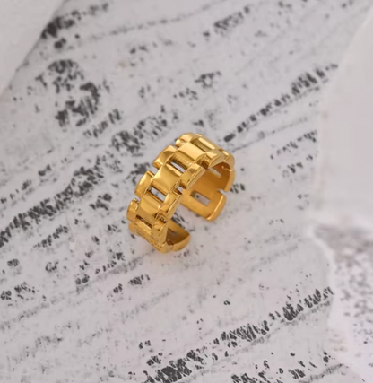 High - Grade Real 18K Gold Plated Rings
