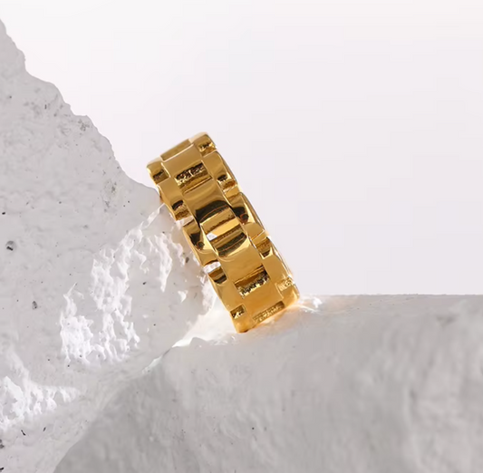 High - Grade Real 18K Gold Plated Rings
