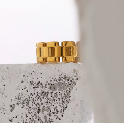 High - Grade Real 18K Gold Plated Rings