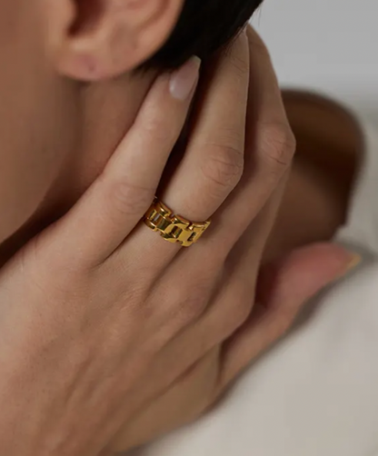 High - Grade Real 18K Gold Plated Rings