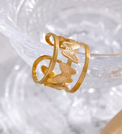 High - Grade Real 18K Gold Plated Rings (Waterproof)