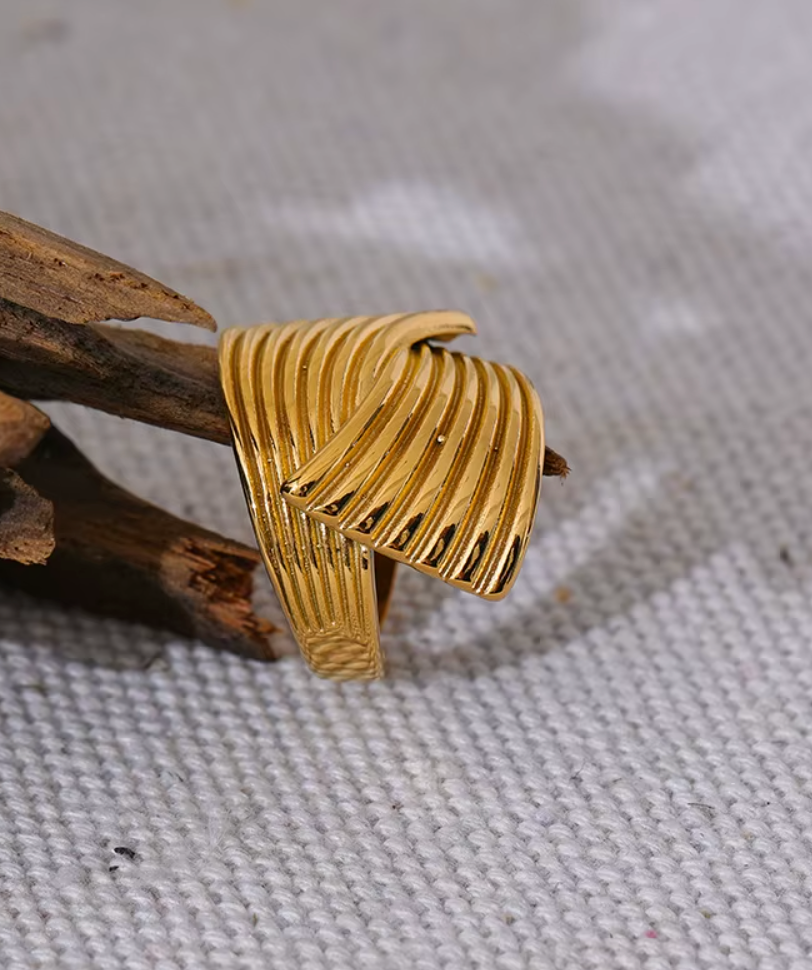 High - Grade Real 18K Gold Plated Rings (Waterproof)