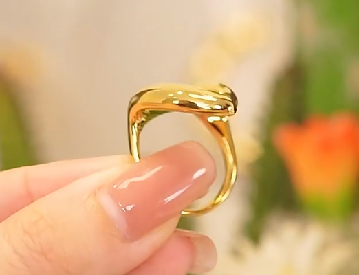 High - Grade Real 18K Gold Plated Rings (Waterproof)