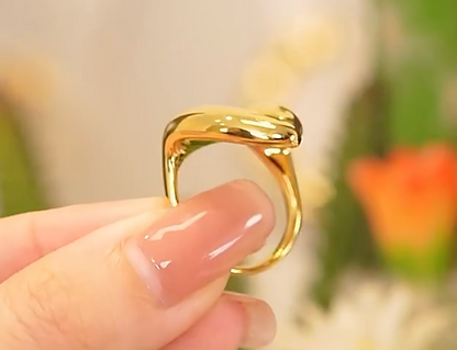 High - Grade Real 18K Gold Plated Rings (Waterproof)