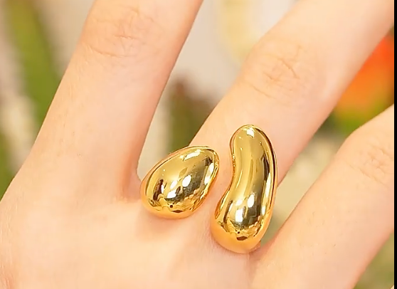 High - Grade Real 18K Gold Plated Rings (Waterproof)