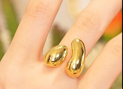High - Grade Real 18K Gold Plated Rings (Waterproof)