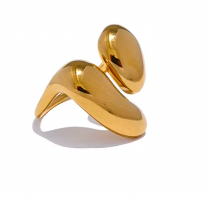 High - Grade Real 18K Gold Plated Rings (Waterproof)