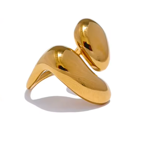 High - Grade Real 18K Gold Plated Rings (Waterproof)