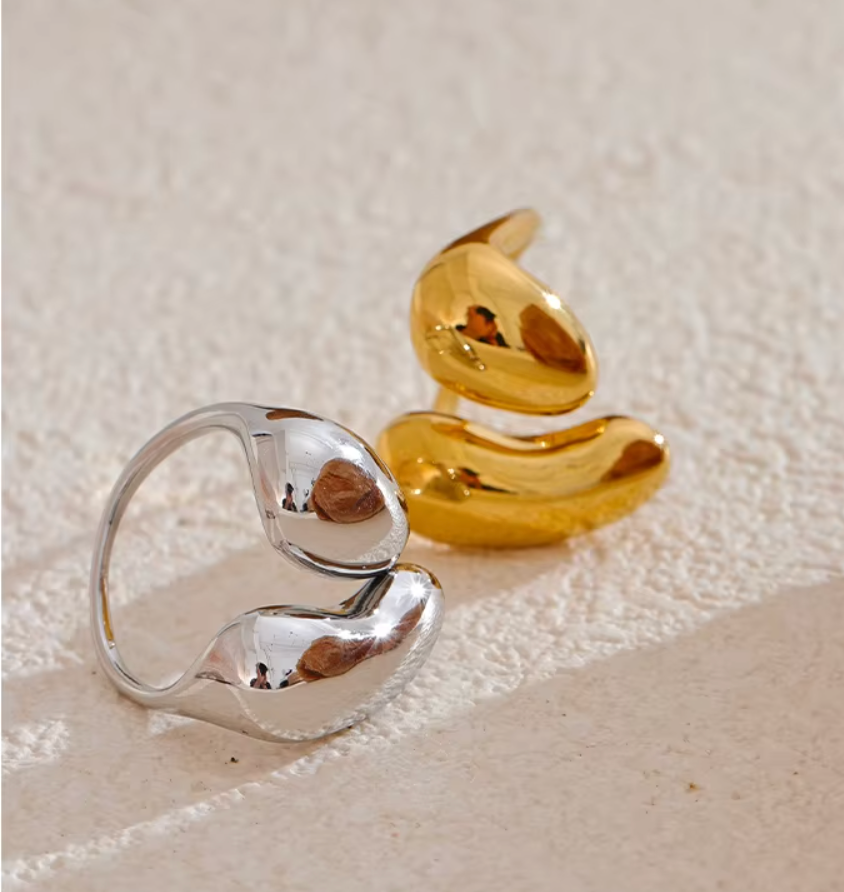 High - Grade Real 18K Gold Plated Rings (Waterproof)