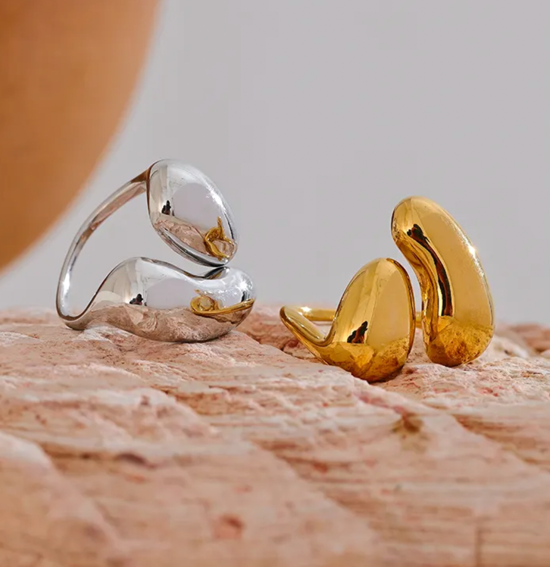 High - Grade Real 18K Gold Plated Rings (Waterproof)