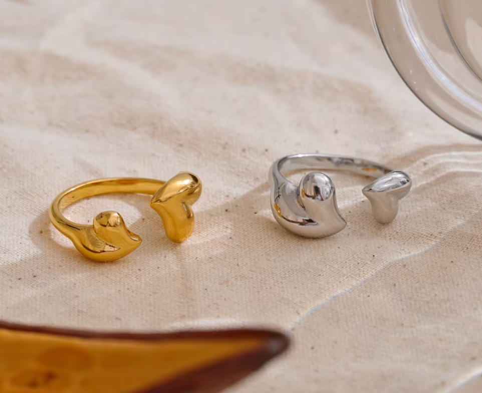 High - Grade Real 18K Gold Plated Rings (Waterproof)