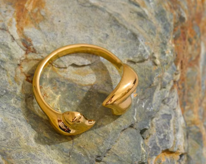 High - Grade Real 18K Gold Plated Rings (Waterproof)