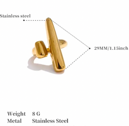High - Grade Real 18K Gold Plated Rings (Waterproof)