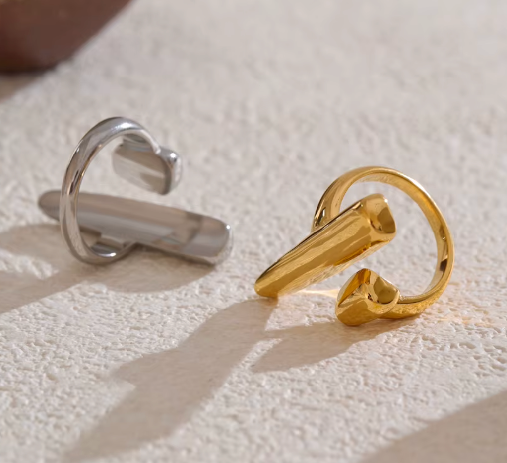 High - Grade Real 18K Gold Plated Rings (Waterproof)