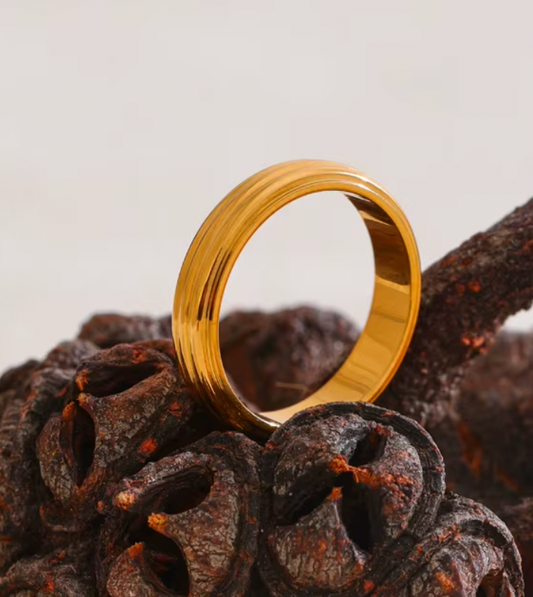 High - Grade Real 18K Gold Plated Rings (Waterproof)