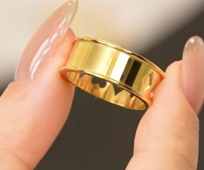 High - Grade Real 18K Gold Plated Rings (Waterproof)