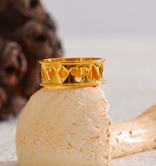 High - Grade Real 18K Gold Plated Rings (Waterproof)