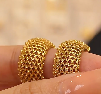 High - Grade Real 18K Gold Plated Women Earring (Waterproof)